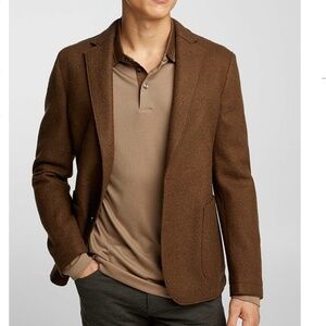 Hugo Boss Men’s Blazer Sirrah Tweed Vintage style Hazelnut Brown Sz 54